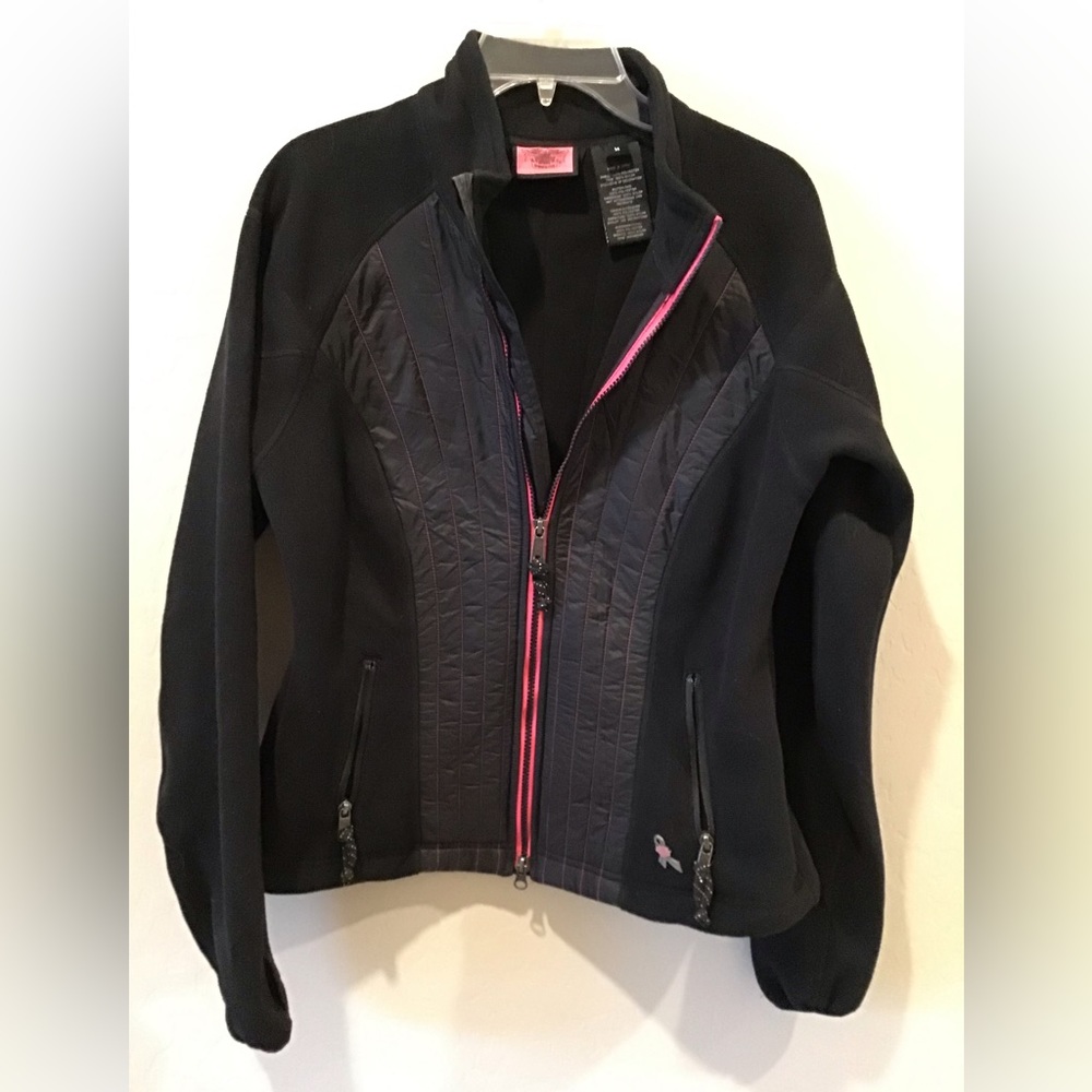 Women’s MEDIUM Breast Cancer Harley Davidson Jacket